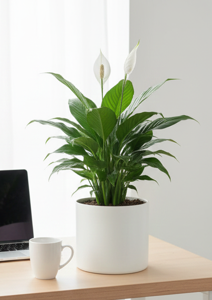 peace lily plant